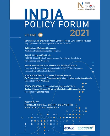 India Policy Forum 2021: Volume 18.