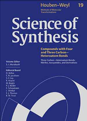 Science of Synthesis: Houben-Weyl Methods of Molecular Transformations: Category 3: Compounds with Four and Three Carbon-Heteroatom Bonds 1st