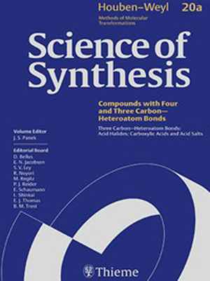 Science of Synthesis: Houben-Weyl Methods of Molecular Transformations: Category 3: Compunds with Four and Three Carbon-Heteroatom Bonds  1st
