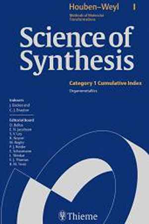 Index Volume Category 1 (Science of Synthesis)  1st