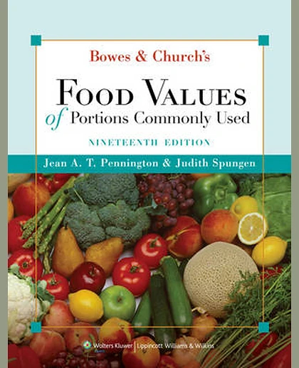 Bowes & Church's Food Values of Portions Commonly Used