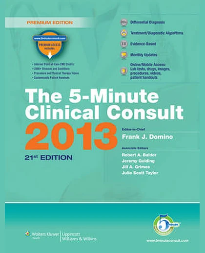 The 5-Minute Clinical Consult 2013