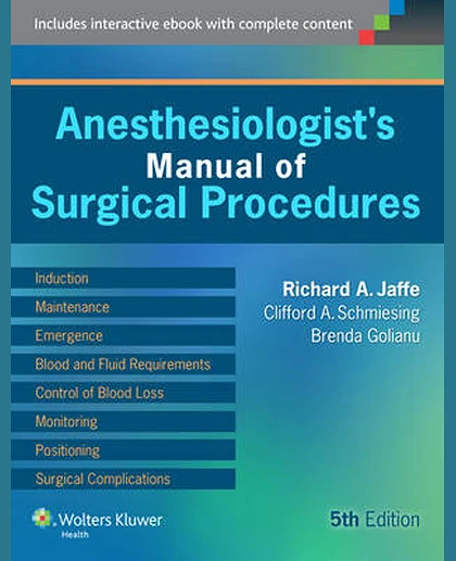 Anesthesiologist's Manual of Surgical Procedures