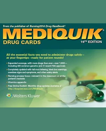 MediQuik Drug Cards