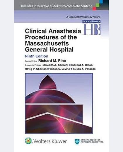 Clinical Anesthesia Procedures of the Massachusetts General Hospital