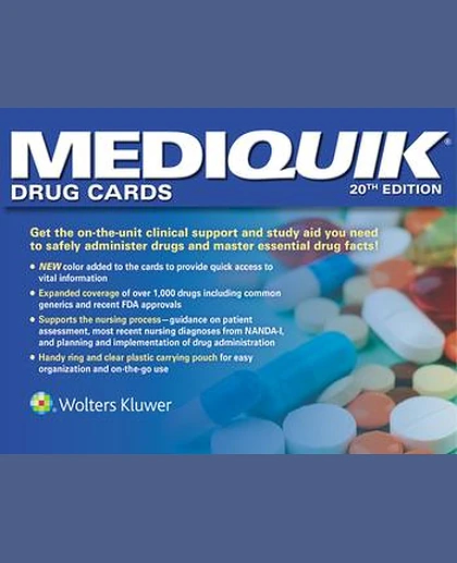 MediQuik Drug Cards