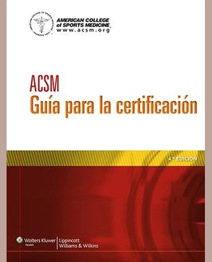 ACSM Guía para la certificación