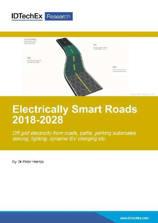 Electrically Smart Roads 2018-2028