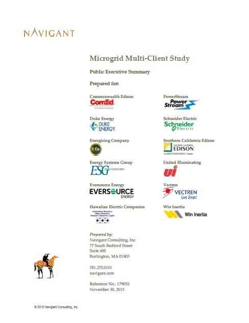 Microgrid Multi-Client Study