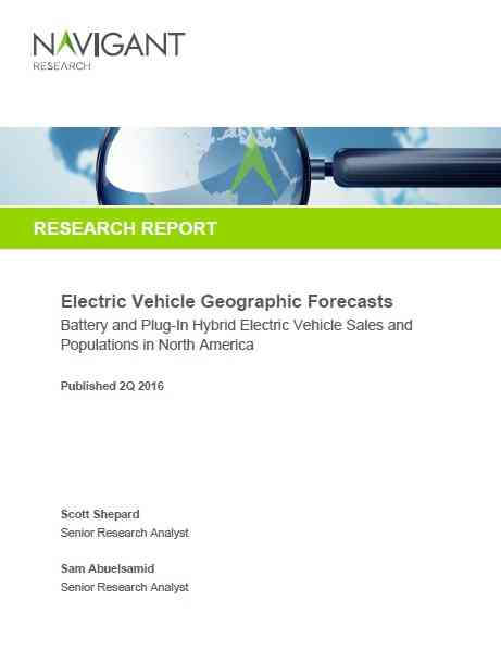 Electric Vehicle Geographic Forecasts