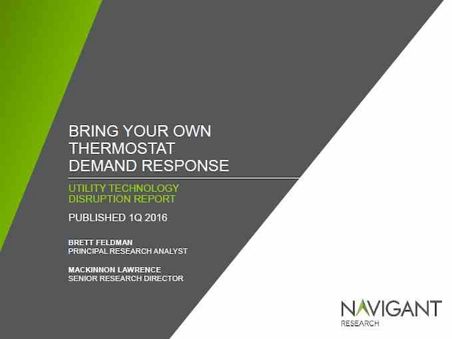 Bring Your Own Thermostat Demand Response