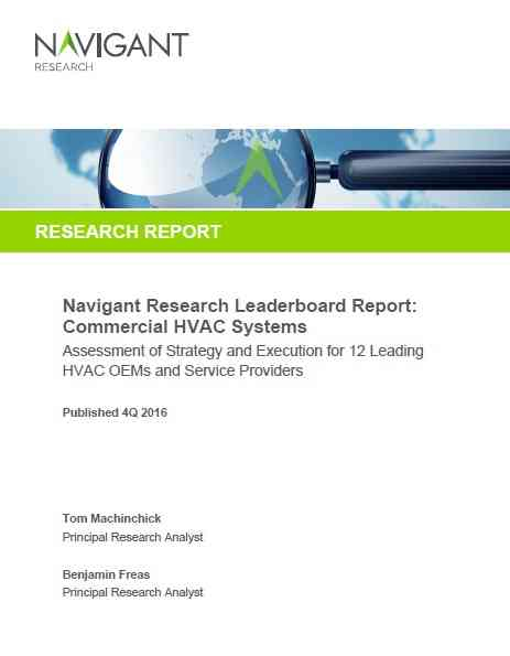 Navigant Research Leaderboard Report: Commercial HVAC Systems