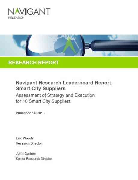 Navigant Research Leaderboard Report: Smart City Suppliers