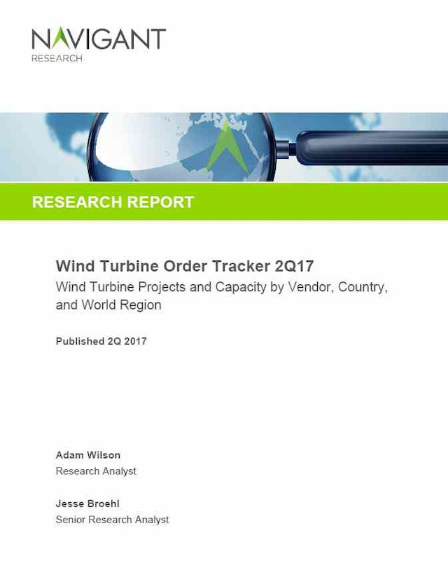 Wind Turbine Order Tracker 2Q17