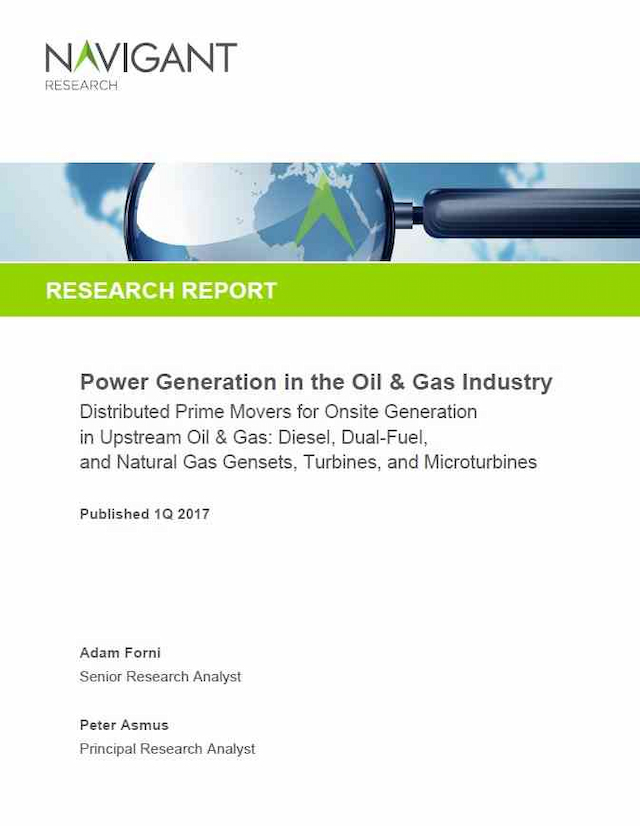 Power Generation in the Oil & Gas Industry