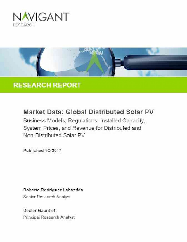 Market Data: Global Distributed Solar PV