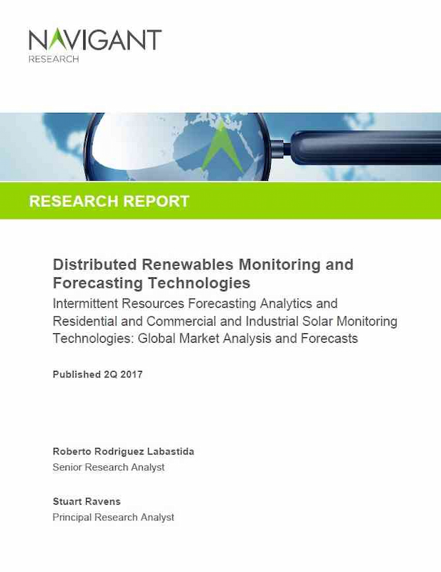 Distributed Renewables Monitoring and Forecasting Technologies
