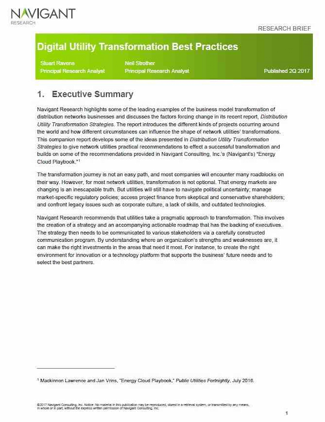 Digital Utility Transformation Best Practices