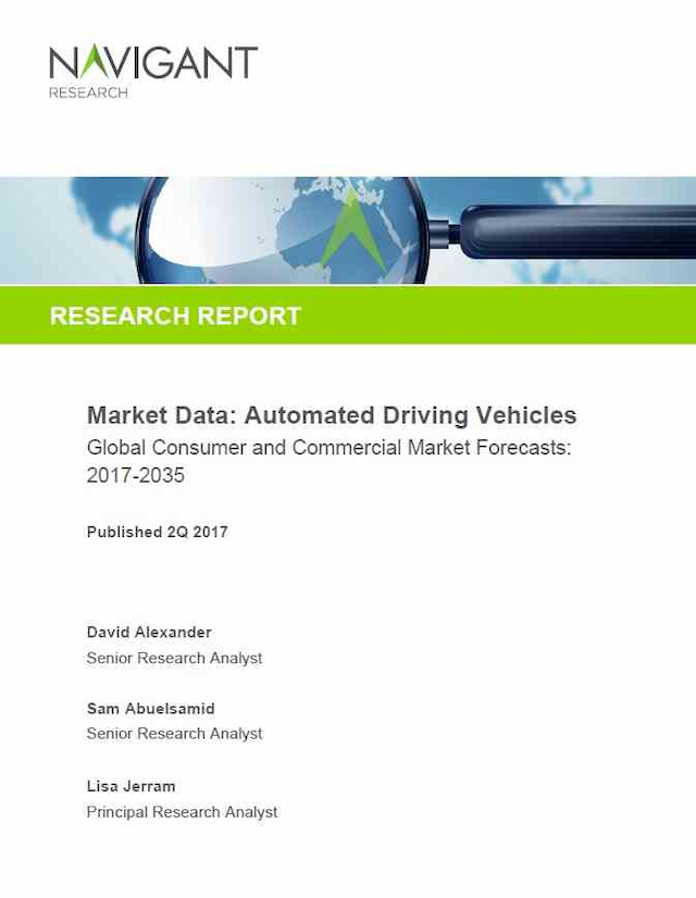 Market Data: Automated Driving Vehicles