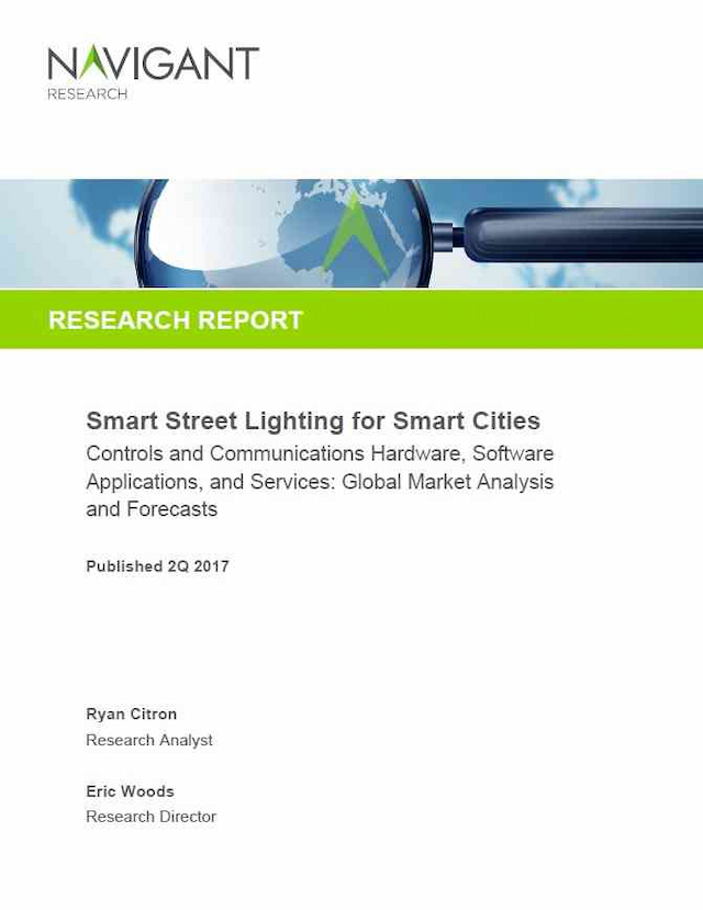 Smart Street Lighting for Smart Cities