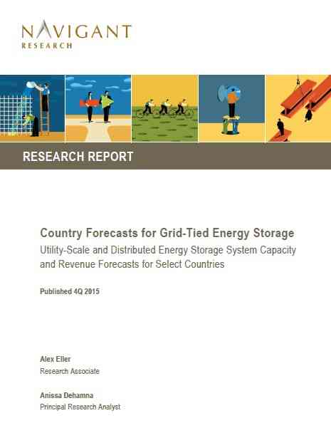 Country Forecasts for Grid-Tied Energy Storage