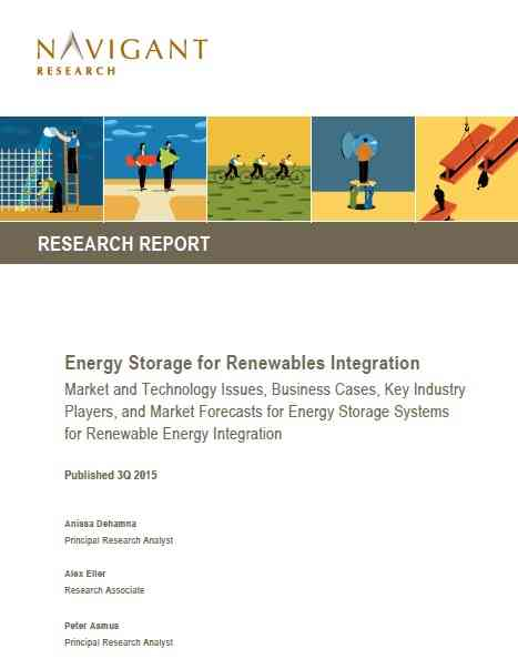 Energy Storage for Renewables Integration