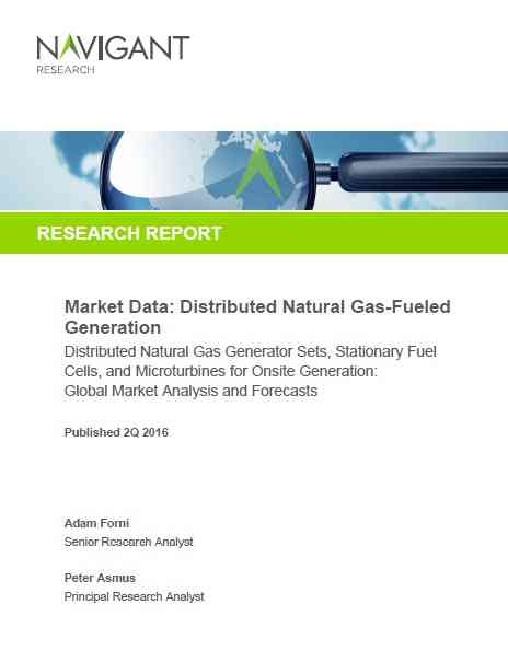 Market Data: Distributed Natural Gas-Fueled Generation