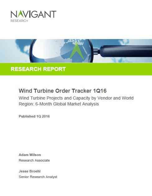 Wind Turbine Order Tracker 1Q16