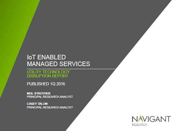 IoT Enabled Managed Services