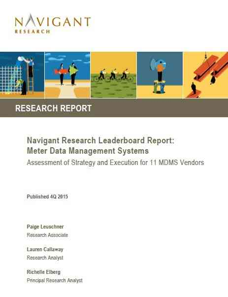 Navigant Research Leaderboard Report: Meter Data Management Systems