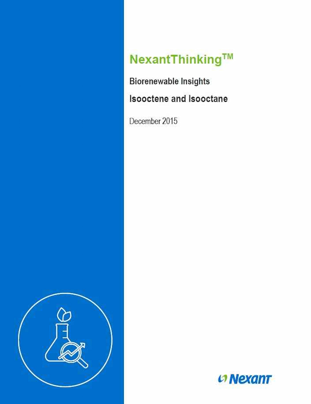 Biorenewable Insights: Isooctene and Isooctane