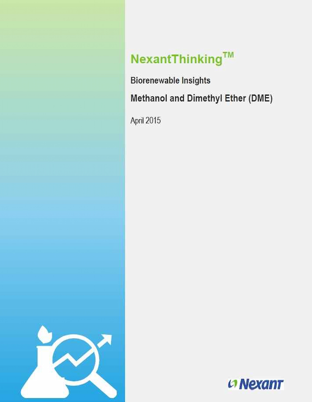 Biorenewable Insights: Methanol and Dimethyl Ether (DME)