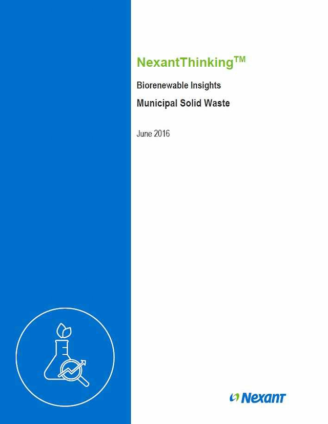 Biorenewable Insights: Municipal Solid Waste (MSW)