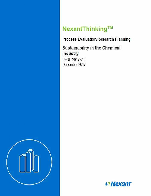 Sustainability in the Chemical Industry