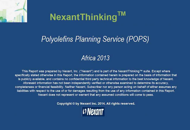 Executive Report 2013 - Global Commercial Analysis - Africa Appendix