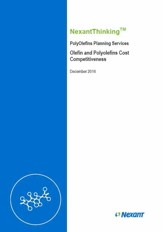 Olefins and Polyolefins Regional Cost Competitiveness - 2016