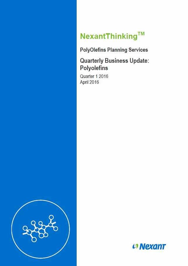 Quarterly Business Update - Polyolefins - April 2016