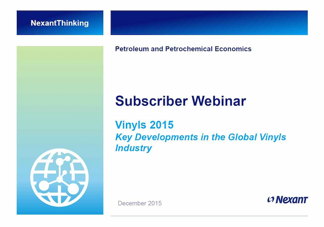 Webinar Presentation: Vinyls - Key Industry Developments