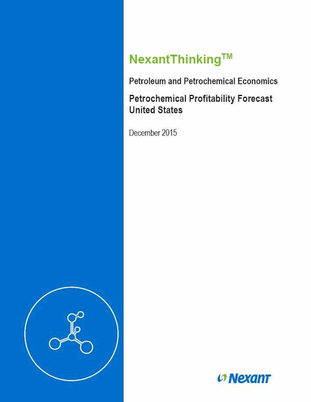 Petrochemical Profitability Forecasts - United States - 2015