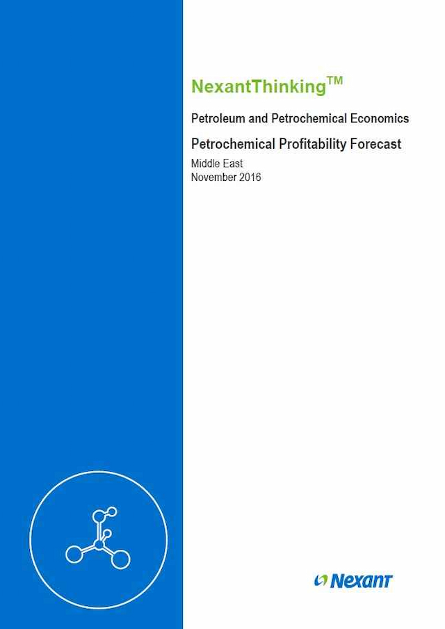 Petrochemical Profitability Forecasts - Middle East - 2016