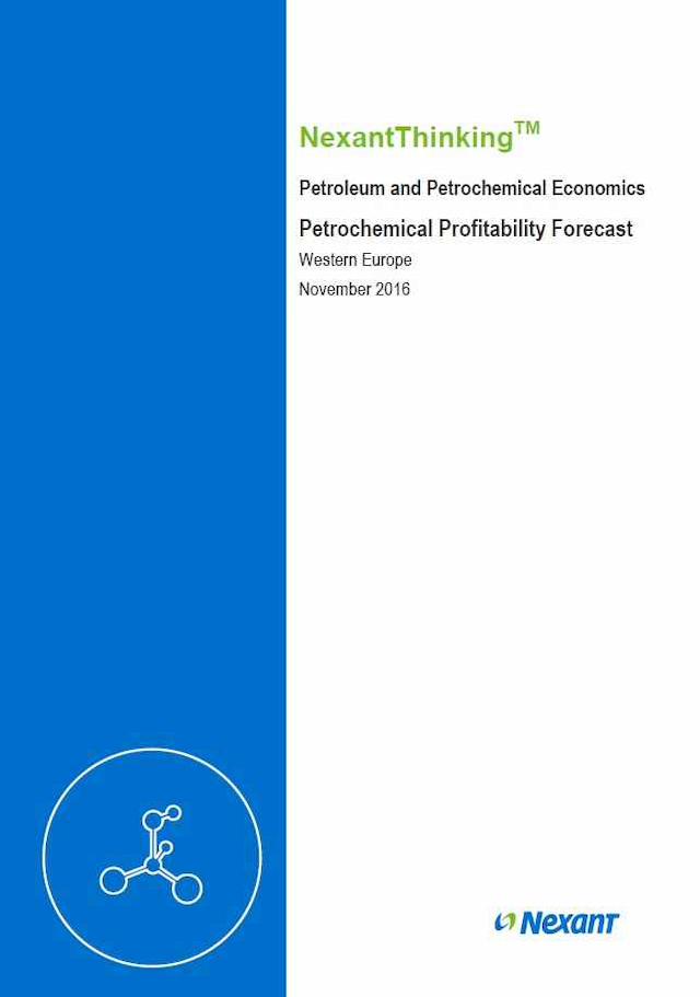 Petrochemical Profitability Forecasts - Western Europe - 2016