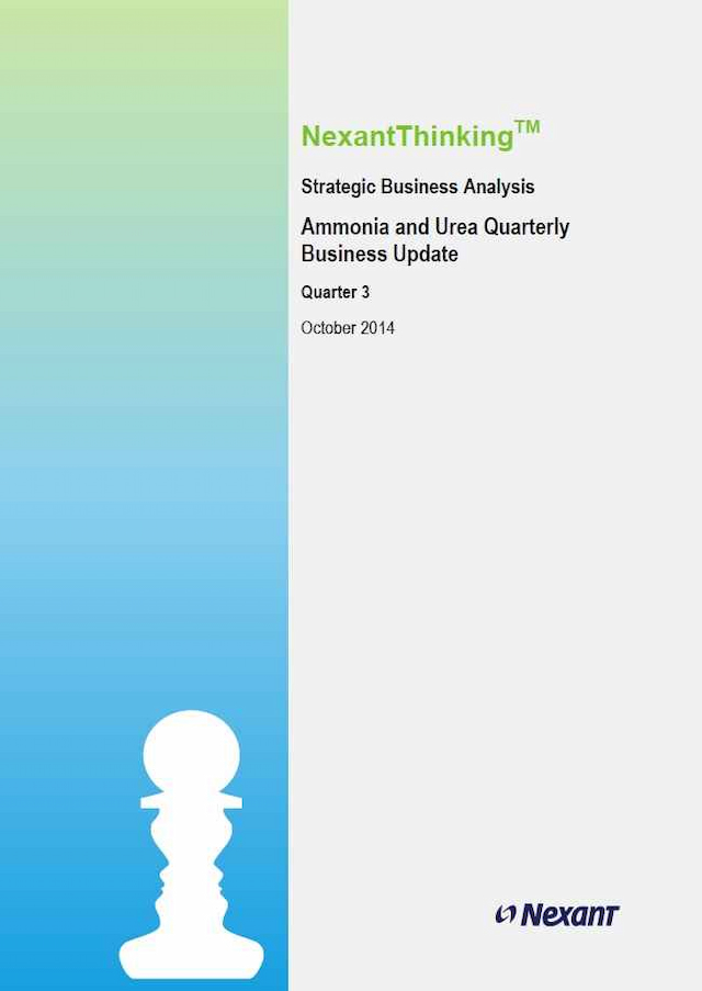 Ammonia and Urea Quarterly Business Update - Q3 2014