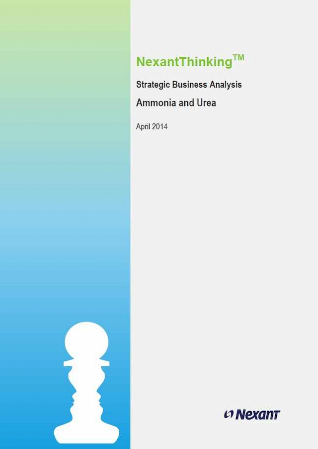 Ammonia and Urea Strategic Business Analysis - Main Report - 2013
