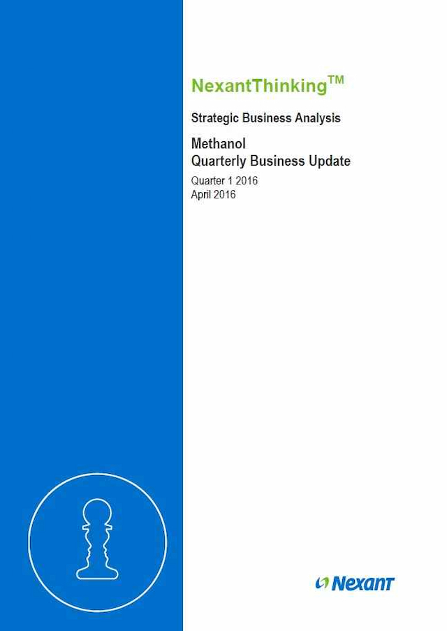 Methanol Quarterly Business Update – Q1 2016