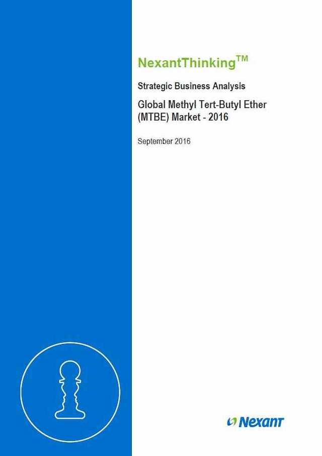 Supplement: Methyl tert-Butyl Ether (MTBE) – 2016