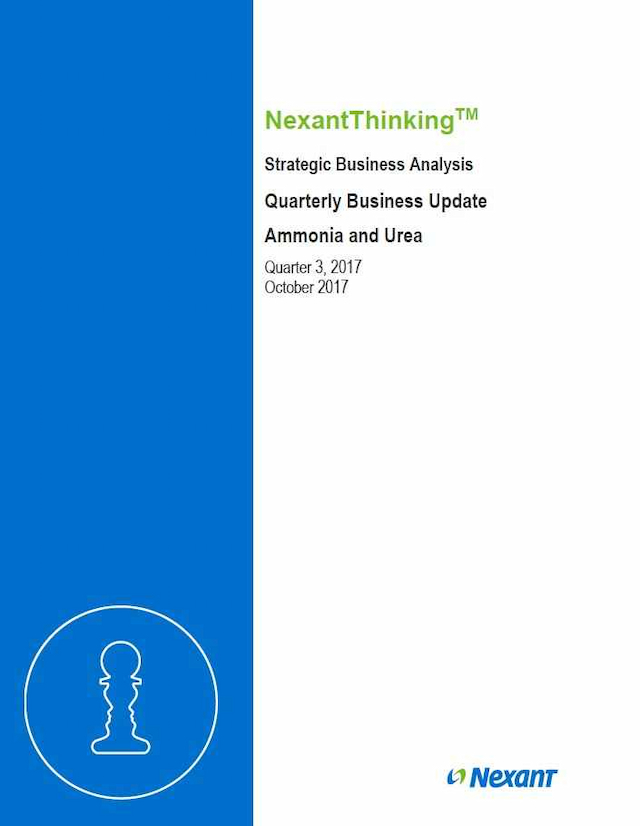 Ammonia and Urea Quarterly Business Update - Q3 2017