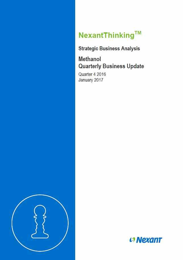 Methanol Quarterly Business Update - Q4 2016