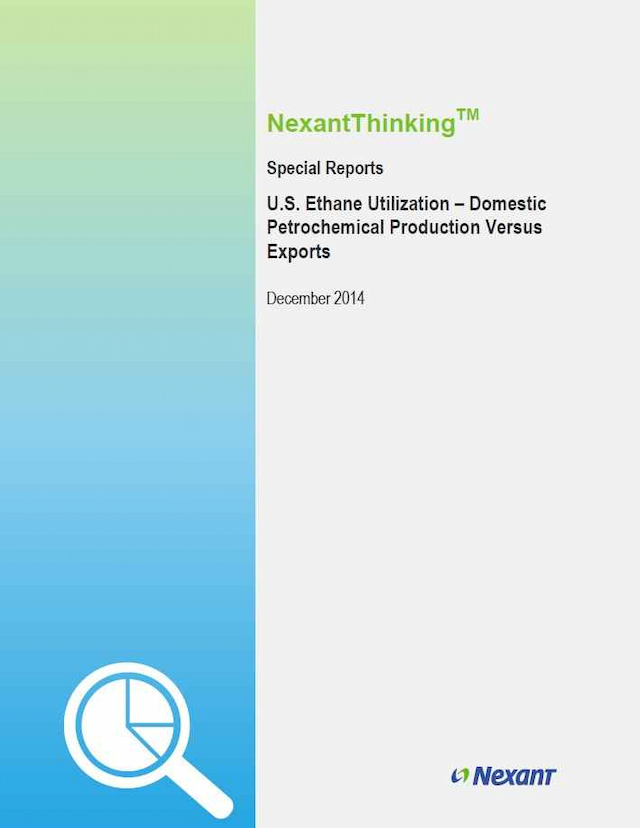 U.S. Ethane Utilization - Domestic Petrochemical Production Versus Exports