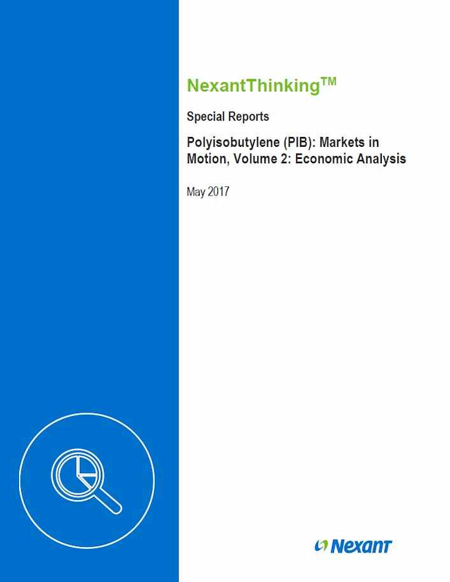 Polyisobutylene (PIB): Markets in Motion, Volume 2: Economic Analysis