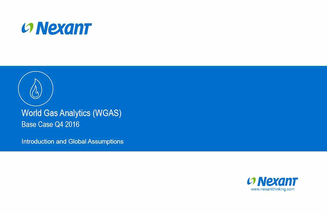 Base Case Introduction and Global Assumptions - Q4 2016